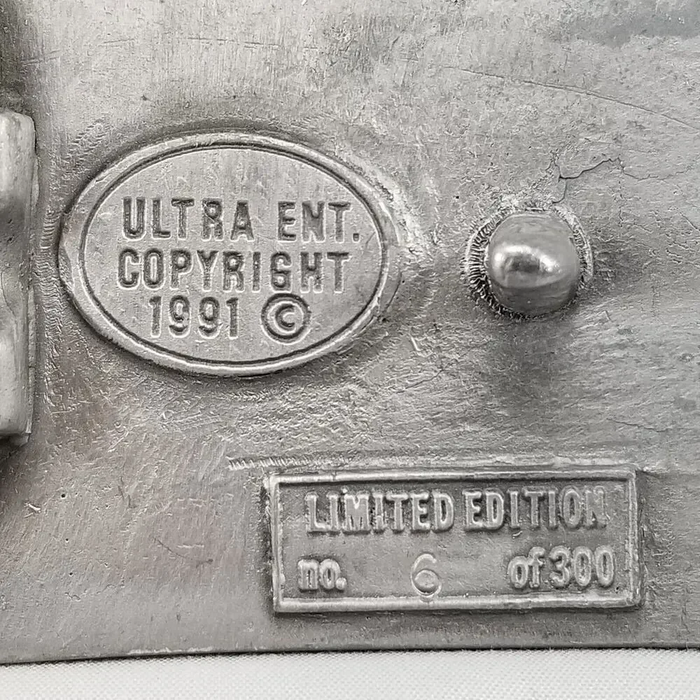 Vintage Belt Buckle 1991 Underground Overhead Metering School Garden City Kansas